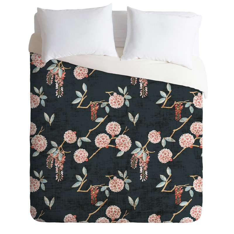 Ensemble de housse de couette Holli Zollinger Floralista, Housse de couette grand et 2 taies décoratives