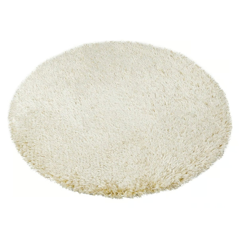 Tapis rond en coton Tulisia, Rond 8 pi 2 po