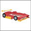Plateforme de course pleine grandeur en forme de voiture de course avec roues Alvardo-1563973559