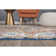 Beverly Oriental Orange/Blue/Cream Area Rug