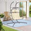Chaise suspendue en rotin pour 2 personnes