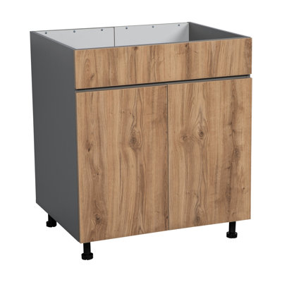 Armoires de base 30 po - Double porte haute - Gris