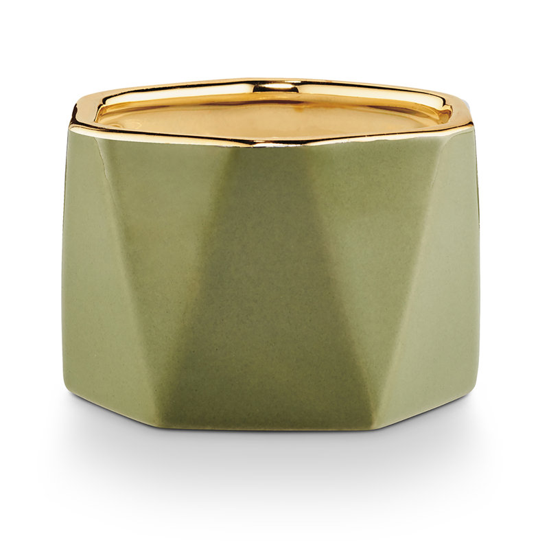 Green Winter Forest Soy Scented Candle in Tin
