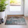 Machine Washable Indoor/Outdoor Xhevrie Paprika Rug