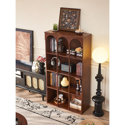 Armoire de rangement style rétro en bois de cire blanc de style français