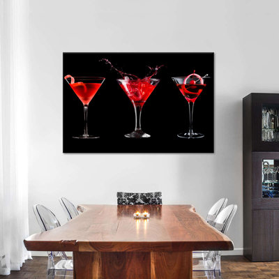 Maraschino cerise cocktail sur toile