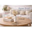 Vase de table en bois blanc 8 po Bailey-Grace