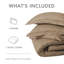 100% Microfiber Premium Quality Striped Duvet Cover Set with Pillowcases -116632716-116632720