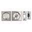 Pocket Door Hardware- Privacy with Finger Edge Pull-75020167
