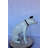 Jack Russel Terrier Dog Bronze Statue -  Size: 25"L X 11"W X 26"H.