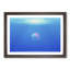 Jellyfish in Pink & Blue with Sunlight - Picture Frame Painting Print-55610068-55610067