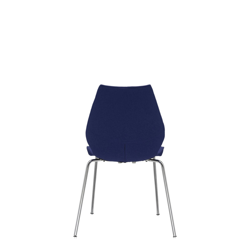 Maui Upholstered Dining Chair, Blue Trevira
