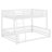 Floor Bunk Bed Frame With Ladder And Safety Guardrails-429480457-429480459