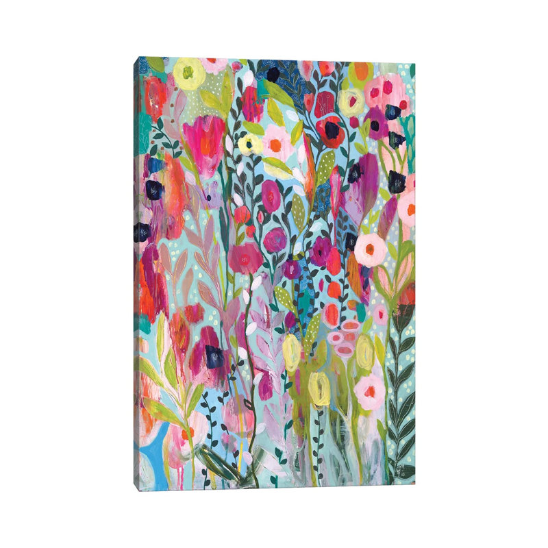 Flow In The Divine by Carrie Schmitt - Wrapped Canvas Painting, 20.32 cm H x 30.48 cm W