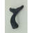 Coastal whale tail cast iron drawer pulls and wall hooks in distressed navy blue, set of 12 — 2.25"L x 1.75"W x 0.75"D-42963824