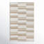 Boulder 5X8 Indoor Outdoor Handwoven Stripe Ivory Area Rug By Classic Home-700788813