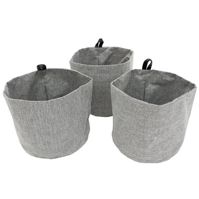 Panier à tissu de rangement rond
