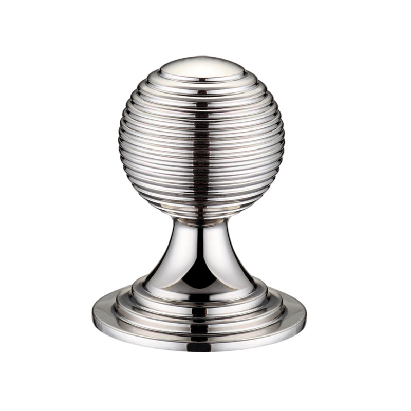 38mm Diameter Round Knob, Polished Nickel