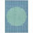 Machine Washable Indoor/Outdoor Chantille ACN994 Teal Area Rug-1986847849