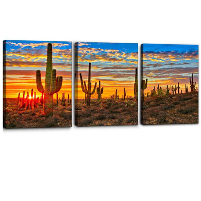3 Piece Wrapped Canvas Wall Art