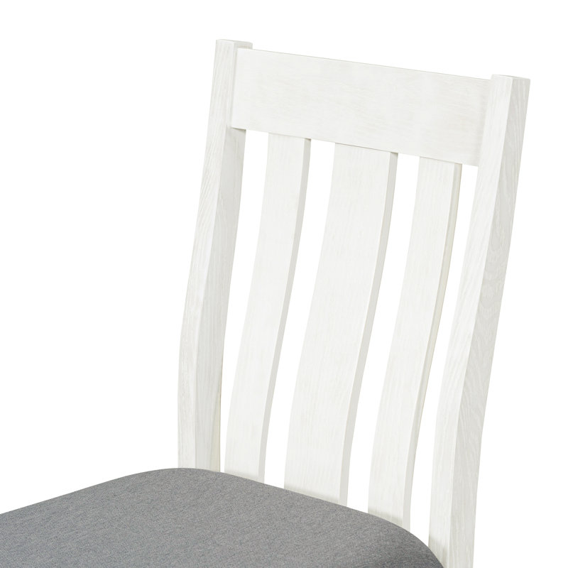 Ensemble de table de salle à manger 7 pièces de style rétro avec table extensible et 6 chaises rembourrées, Brun antique