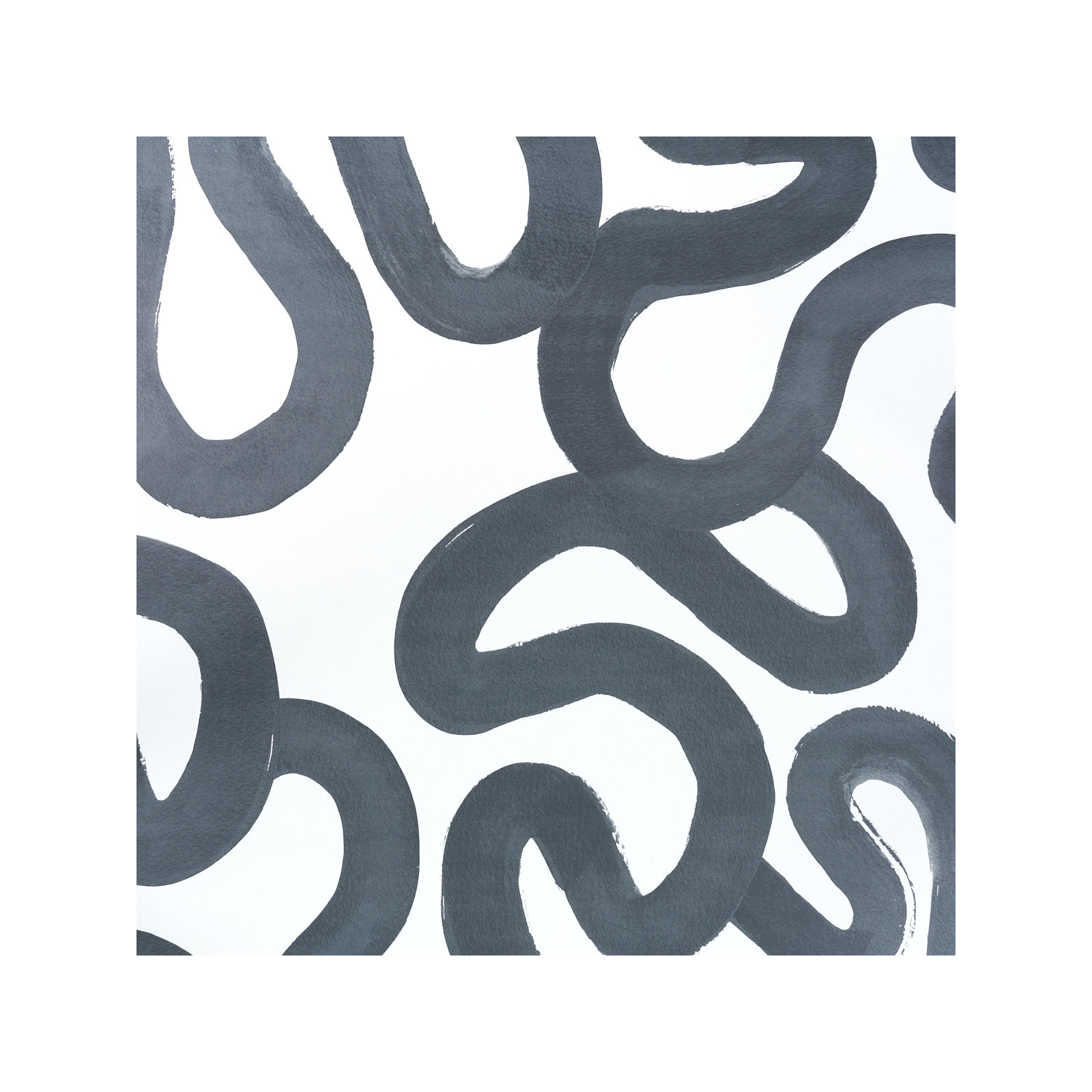 Schumacher x Hadiya Williams Trace Wallpaper, Carbon