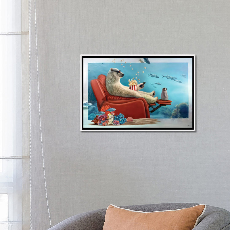 Reproduction d'art mural - toile encadrée, H 18 po x l 26 po, Reproduction encadrée sans passe-partout, Blanc