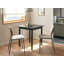Pine Dining Table with Wood Base-186388127
