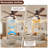 Itohan 56" 6-Speed Reversible Dc Motor LED Dimmable Ceiling Fan With Light And Remote