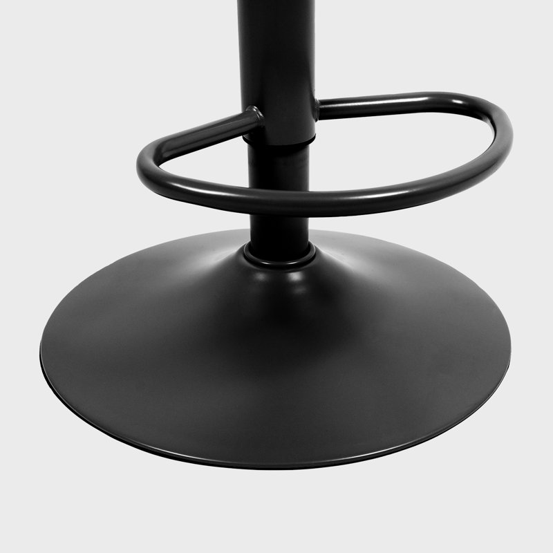 Adjustable Swivel Counter Stools with Back, Green