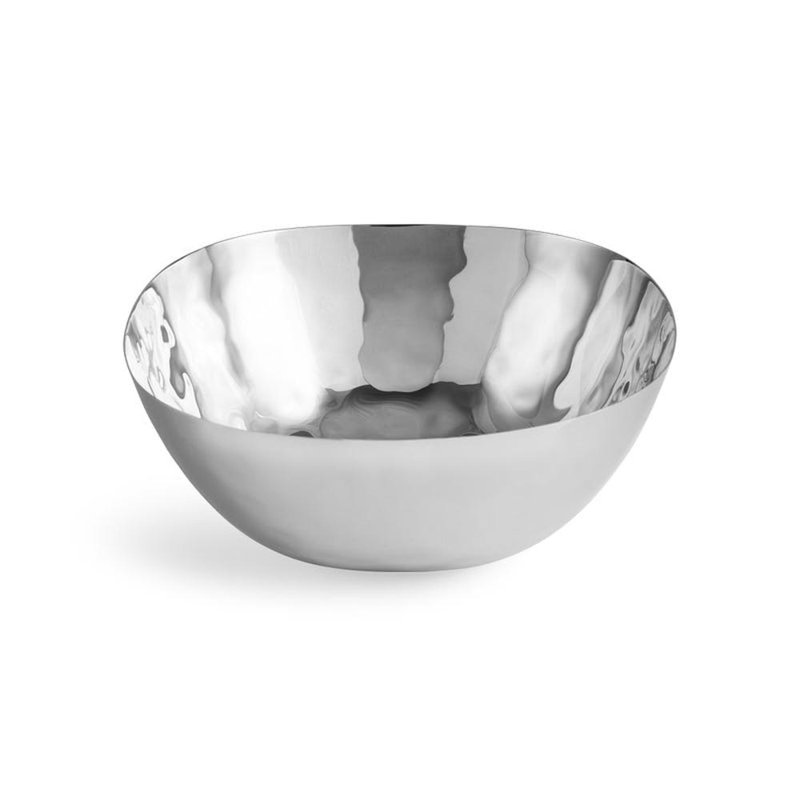 Reflective Stainless Steel Serving Bowl, 12"