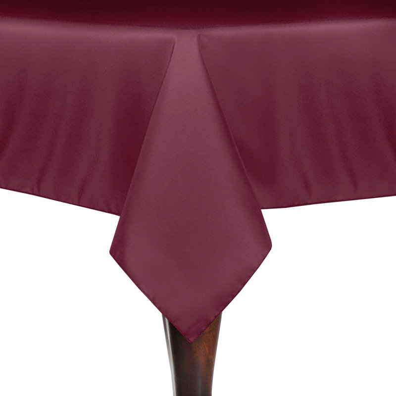 Makale Solid Color Square Tablecloth, Raspberry Red