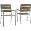Chaise de patio empilable Adlan-67181800
