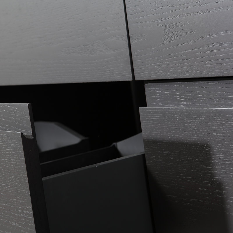 Meuble-lavabo Arla, Gris anthracite