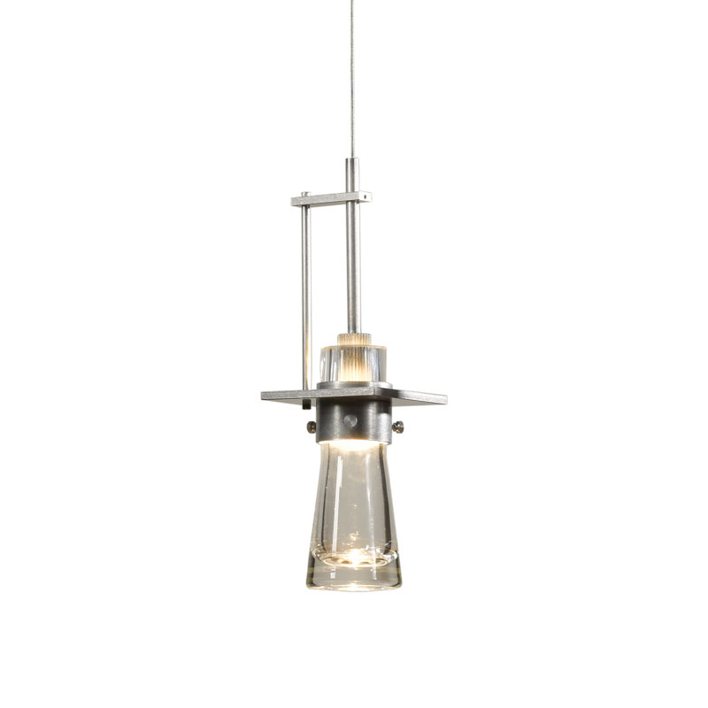 Erlenmeyer 1 - Light Single Bell Pendant, 12" H x 4" W x 4" D, Sterling