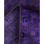 Tapis unique noué à la main mauve Rachal - 4 pi 6 po x 7 pi 0 po