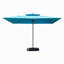 Parasol en porte-à-faux rectangulaire 9 pi x 11 pi avec mât central, bleu lac (base non incluse)-101202549-101202550