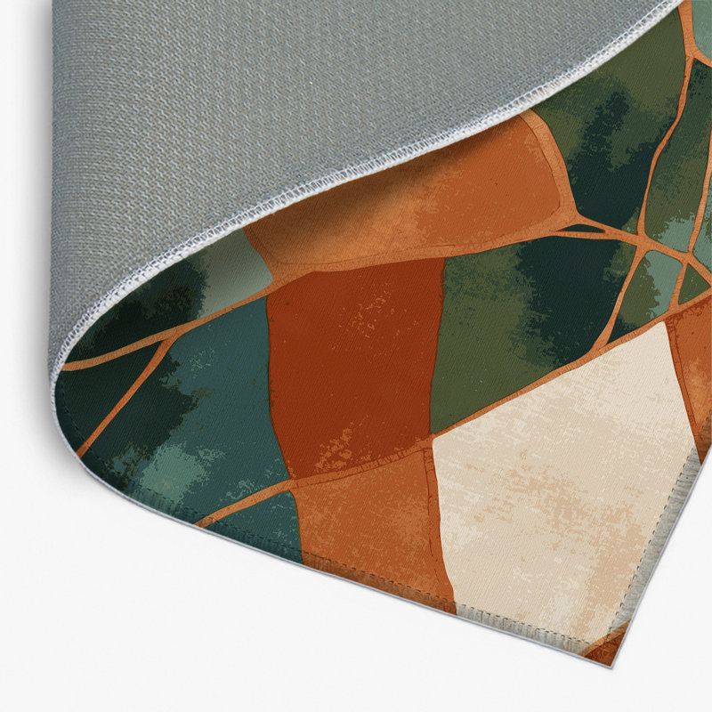 Olive Overture Indoor And Outdoor Area Rug, Rectangle 5' x 7'