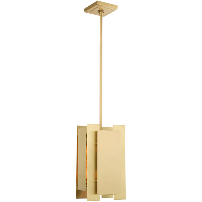 Luminaire suspendu rectangulaire 1 lumière