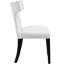Chaise de salle à manger Curve en blanc-1923039209