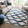 Good Vibes Geometric Synthetic Area Rug