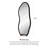 French-Style Retro Irregular Wall-Mounted Floor Mirror With Full-Length View-117659162