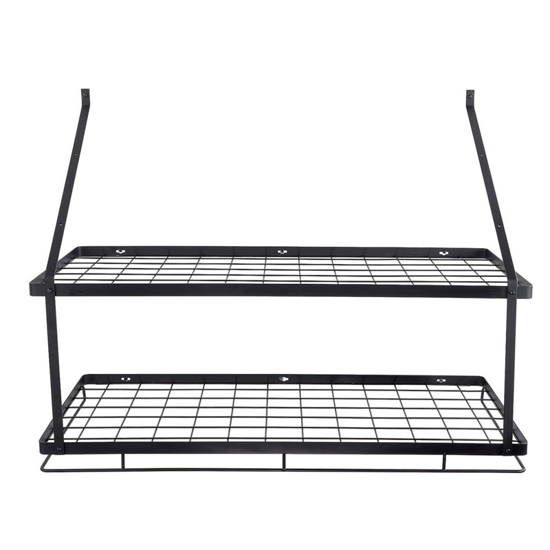 Metal Rectangle Wall Mounted Pot Rack