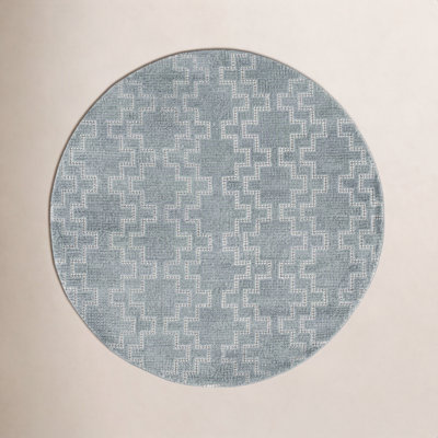 Hand-Woven Geometric Outdoor Rug
