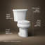 WellworthÂ® 1.28 GPF Water Efficient Round Two-Piece toilet (Seat Not Included)-1637510111