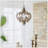 Casebier 6 - Light Iron Geometric Chandelier