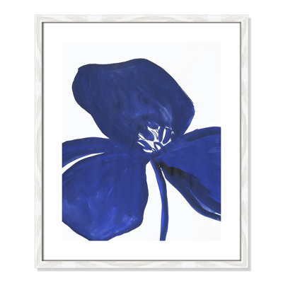 Clarisse "Indigo Petal II" Painting