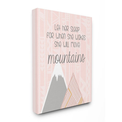 Décoration murale géométrique inspirante pour enfants de montagne, motif de motos