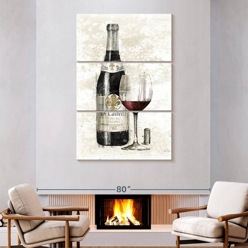 Yarlin Pencil Wine I, H 74 po x l 48 po