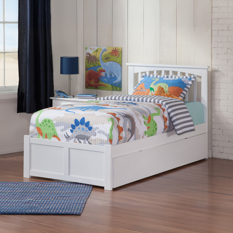 Bouldin Kids with Trundle, Twin, White